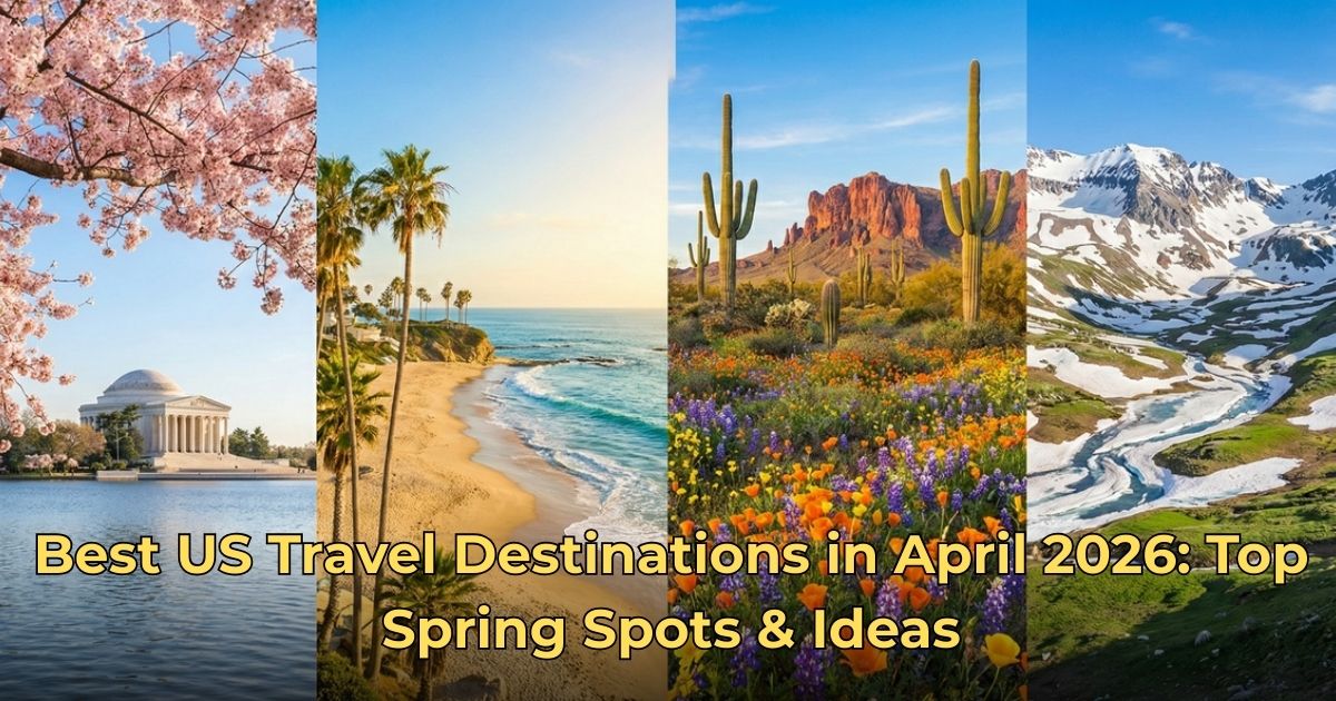 Best US Travel Destinations in April 2026: Top Spring Spots & Ideas