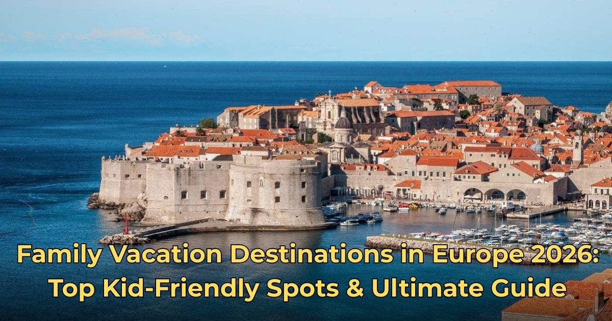 Family Vacation Destinations in Europe 2026: Top Kid-Friendly Spots & Ultimate Guide