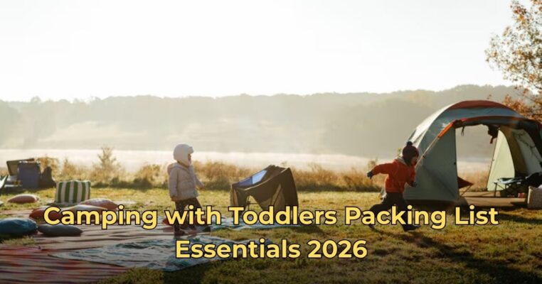 camping with toddlers packing list essentials